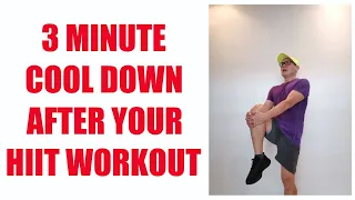 3 MINUTE COOL DOWN STRETCH AFTER YOUR HIIT WORKOUT