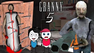 GRANNY 5 Full Gameplay - JAIL ESCAPE | Khaleel And Motu Game