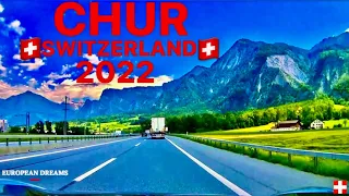 Driving To🇨🇭CHUR🇨🇭Switzerland🇨🇭|| Thusis🇨🇭Driving Tour🚗