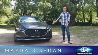 Mazda 3 Sedan (i Sport) Reseña | Es imposible no ver uno de estos en las calles | Cars Rolling