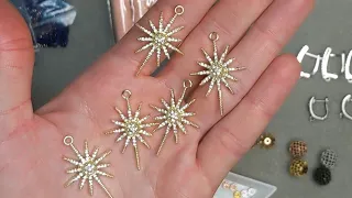 85. Фурнитура премиум с фианитами с АлиЭкспресс. AliExpress DIY jewelry findings