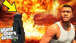 Nuclear Bomb DESTROYED Los Santos in GTA 5!!!! MALAYALAM