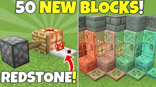 Mojang Added 50 NEW BLOCKS & AMAZING Redstone! Minecraft 1.21 Update!