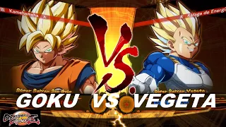 GOKU VS VEGETA | Dragon Ball Fighter Z