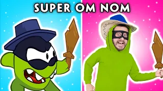 SUPER OM NOM - Parody of Om Nom's Story (Cut The Rope)! | OM NOM WITH ZERO BUDGET | Woa Parody