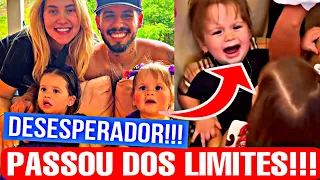 VAZA VIDEO DE VIRGÍNIA DEIXANDO MARIA ALICE IR PRA CIMA DE MARIA FLOR E DANDO RISADA!!😱