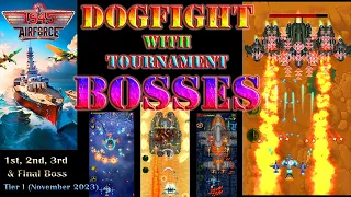 Dogfight with Tournament BOSSES! 1945 Air Force: Airplane Games, Top Boss Gaming Video #bossfight