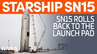 Starship SN15 Rolls to the Launch Pad | SpaceX Boca Chica