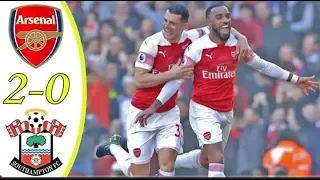 Arsenal vs Southampton 2- 0 | Premier League   EPL | 24 02 2019