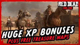 HUGE Bonuses for Posses in Red Dead Online - Plus FREE Treasure Maps