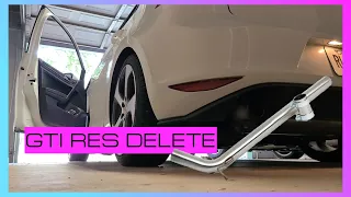 Resonator Delete - 2016 Volkswagen GTI MKVII