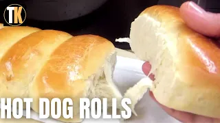 How to make Hot Dog Rolls | Perfect Hot Dog Bread Rolls Recipe | How to Make Hot Dog Buns at home