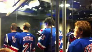 MSG Rangers Tunnel - Opening night after first stage renovation