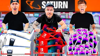 100.000€ Einkaufswagen YOUTUBER Challenge im SATURN!