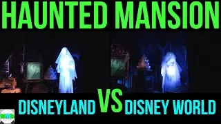 Haunted Mansion - Disneyland Vs Disney World - Full Ride POV 2017