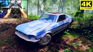 Forza Horizon 5 - Rebuilding Ford Mustang GT | Logitech G923 Gameplay (Steering Wheel) | 4K Gameplay
