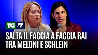 Salta il faccia a faccia Rai tra Meloni e Schlein