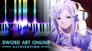 [Sword Art Online: Alicization Episode 19 ED / Ending 3] "Niji no Kanata ni" - ReoNa (Piano)