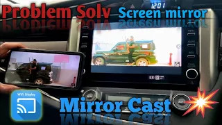 Innova Crysta Miracast Connecting!!Play Youtube in💥Innova Crysta and Fortuner!!Simple Way!!Miracast