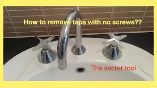 How to remove a Tap with NO Screw the Secret Tool!