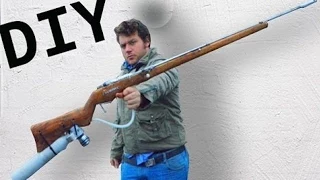 Home Made Air Rifle Complete TUTORIAL and QEV valve