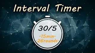 30/5 Interval Timer || Tabata 30/5 Interval Timer || TheTimer2Go ||
