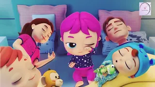 Ten in the Bed (Family Edition) | Little Angel Kids Songs & Nursery Rhymes | Happy Kids Channel