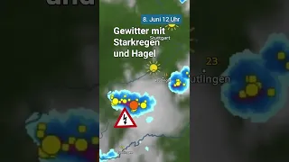 ⚡️Es geht jetzt los! Die Gewitterlage live im Wetter- und BlitzRadar verfolgen #wetteronline #shorts