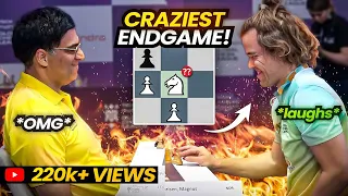 Craziest Game of Vishy Anand vs Magnus Carlsen you will ever see!