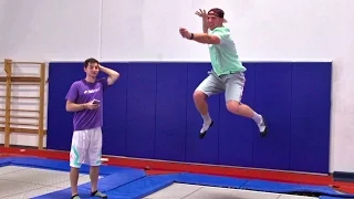 Trampoline Charades Battle | Dude Perfect