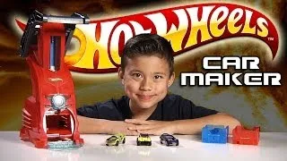 HOT WHEELS CAR MAKER Playset Review & Demo