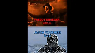 Freddy Krueger VS Jason Voorhees (All Form)