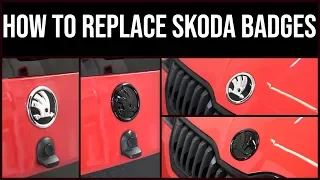 How to replace Skoda badges