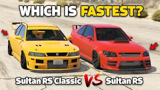GTA 5 ONLINE - SULTAN RS CLASSIC VS SULTAN RS (WHICH IS FASTEST?)