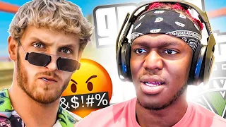 LOGAN PAUL THREATENS KSI ON GTA V (Sidemen Gaming)