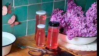 How to make lilac syrup (improved recipe)