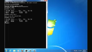 Create Bootable USB Flash Drive using Command Prompt to install Windows 7