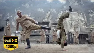 【Kung Fu Movie】A Kung Fu boy broke into the Japanese camp alone and beat 50 people by himself!#movie