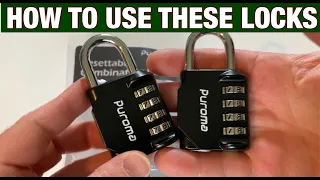 Puroma 2 Pack Combination Locks