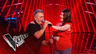 Gracie O’B Duets With Her Grandad Wayne | Blind Auditions | The Voice Kids UK 2019