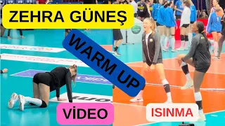 Zehra Güneş and Egonu Warm Up | Vakıfbank Isınma Videosu | 2023 CEV Champion Vakıfbank |