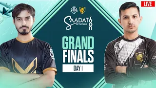 PUBG MOBILE SAADAT OF UMRAH - GRAND FINALS DAY 1 | FT. #R3G #MGS #7E #3X