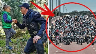 15.000 Bikers Came To Support An ILL Boy In Germany