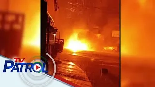 Mga kable at transformer ng kuryente nagliyab sa gitna ng kalsada sa Davao City | TV Patrol