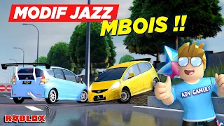 MODIFIKASI JAZZ BALAP MBOIS !! LANGSUNG OFFROAD REALISTIS DI CDID - Roblox Indonesia