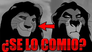 Que le paso al cuerpo de Mufasa en el Rey León? Creepy-Teoría