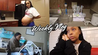 VLOG: LAST WEEK BEING PREGNANT BEFORE GIVING BIRTH TO BABY KJ 🤰🏽