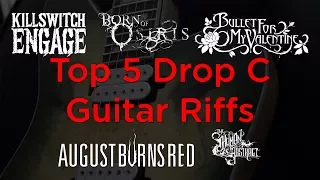 My Top 5 Drop C Guitar Riffs (Metalcore Guitar Riff Compilation)