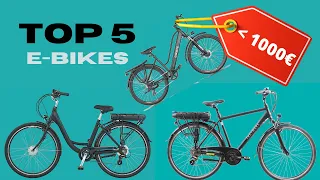 Die 5 besten E-Bikes unter 1000 Euro