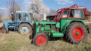 Mtz - Zetor vs tree extreme tractor pulling, fahúzás két traktorral 2019 (4k video)